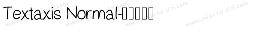 Textaxis Normal字体转换